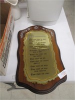 10 commandments on wood plaques 18 X 10