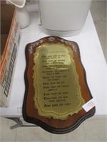 10 commandments on wood plaques 18 X 10