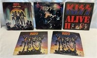 5) Kiss Viynil LP Records