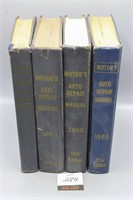Motors Auto Repair Books (4) 1964, 65, 69, Auto