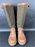Original Chippewa Boots Gunstock Brown 17in