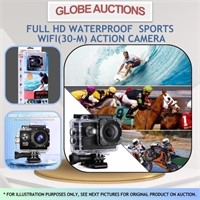 FULL HD WIFI ACTION CAMERA (WATERPROOF SPORTS CAM)