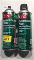 2 cans of contact cleaner 2000