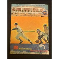 1964 Ny Mets World's Fair Program And Scorecard