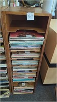 Vintage wood 11 shelf organizer- contents NOT