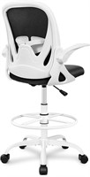 Primy Drafting Chair  Adjustable  White