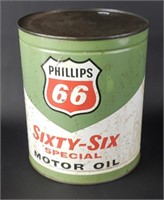 PHILLIPS 66 SIXTY SIX SPECIAL MOTOR OIL CAN