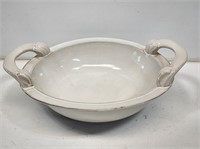 Large Stoneware Double Handle Wash Bowl