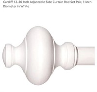 MSRP $18 White Curtain Rod