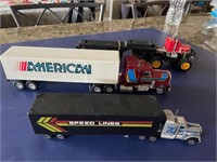 (3) 1970’s Collectable Toy Semi Trucks
