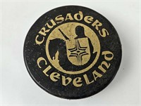 Cleveland Crusaders Hockey Puck