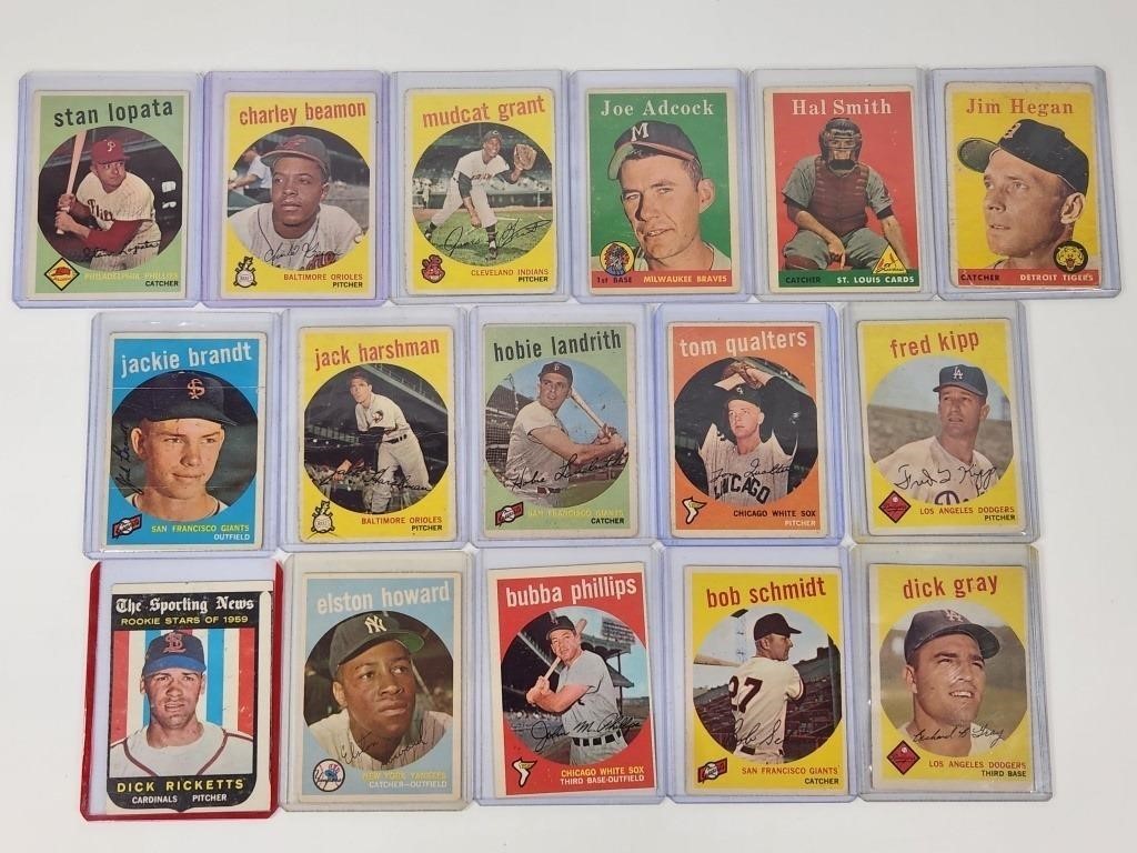 1958 & 1959 TOPPS BASEBALL CARDS