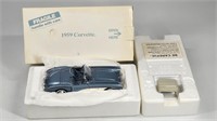 DANBURY MINT 1959 CORVETTE W/ BOX