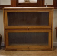 2 Shelf Pine Lawyer’s Style Book Case, Some