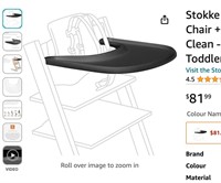 Stokke Tray, Black - Designed Exclusively for Trip
