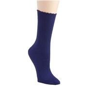 $6 Size 9-11 HUE Seal Scalloped Pointelle Socks