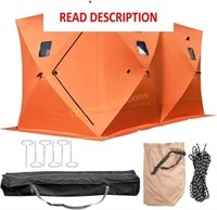 VEVOR 2-3/8 Person Ice Fishing Shelter  300D see n