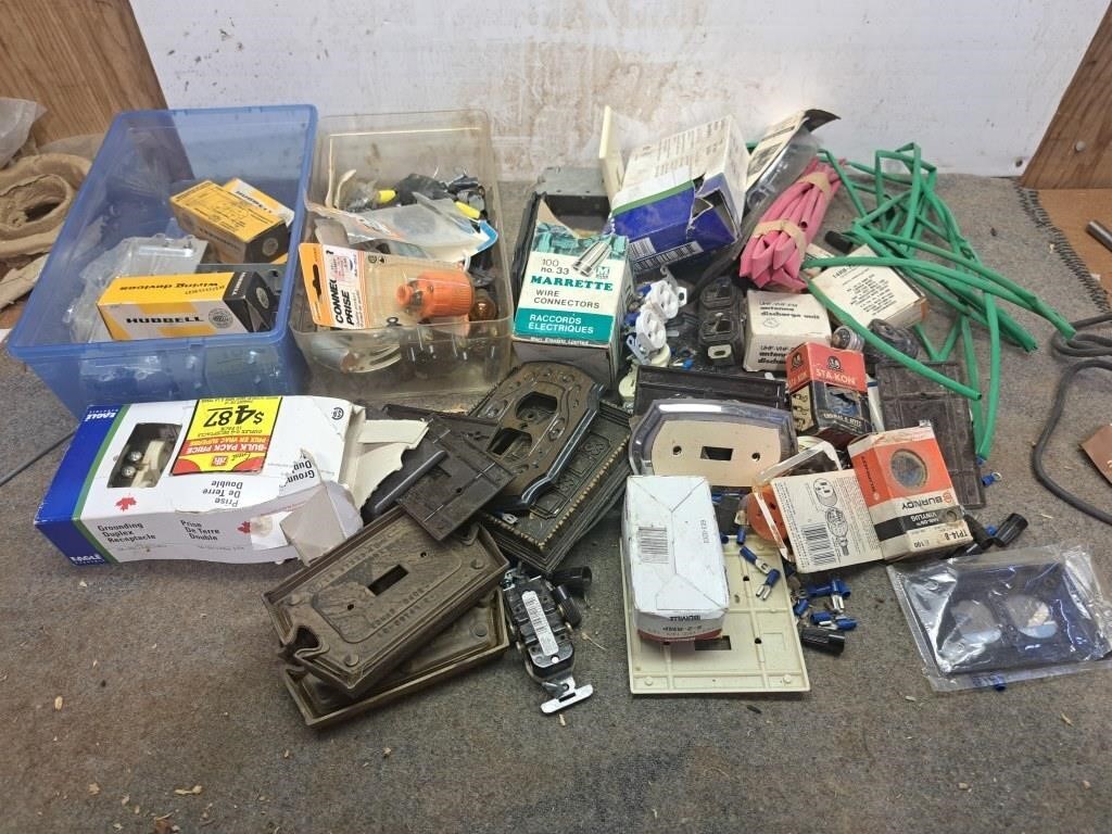 Quantity of electrical shop supplies