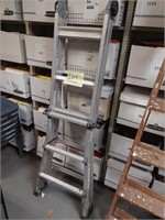Metal 12 ft multi-position ladder