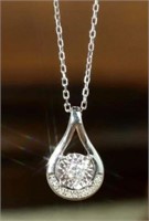 0.6ct Natural Diamond Pendant 18K Gold