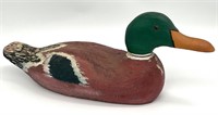 Hand Carved Painted Wood Duck Decoy