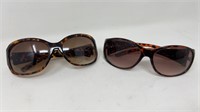 2 Pair Tortoiseshell Sunglasses