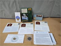 2011 NATIONAL PARKS QUARTERS FIRST DAY COVERS ETC.