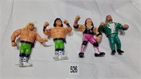 4 1991 hasbro titan wrestling figures