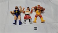 3 1991 hasbro titan wrestling figures