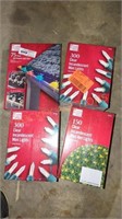 Miscellaneous Christmas lights and clip lot