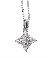 925S 1.0ct Moissanite Diamond Necklace