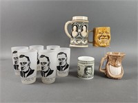 Political Mugs, Steins, and Glasses
