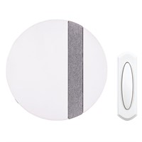 Defiant Wireless Doorbell Kit  White/Gray