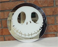Nightmare Before Christmas etched mirror. 12"