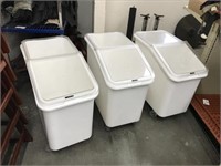 Cambro Ingredient Bins Qty 3