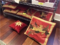 GROUP OF CHRISTMAS PILLOWS