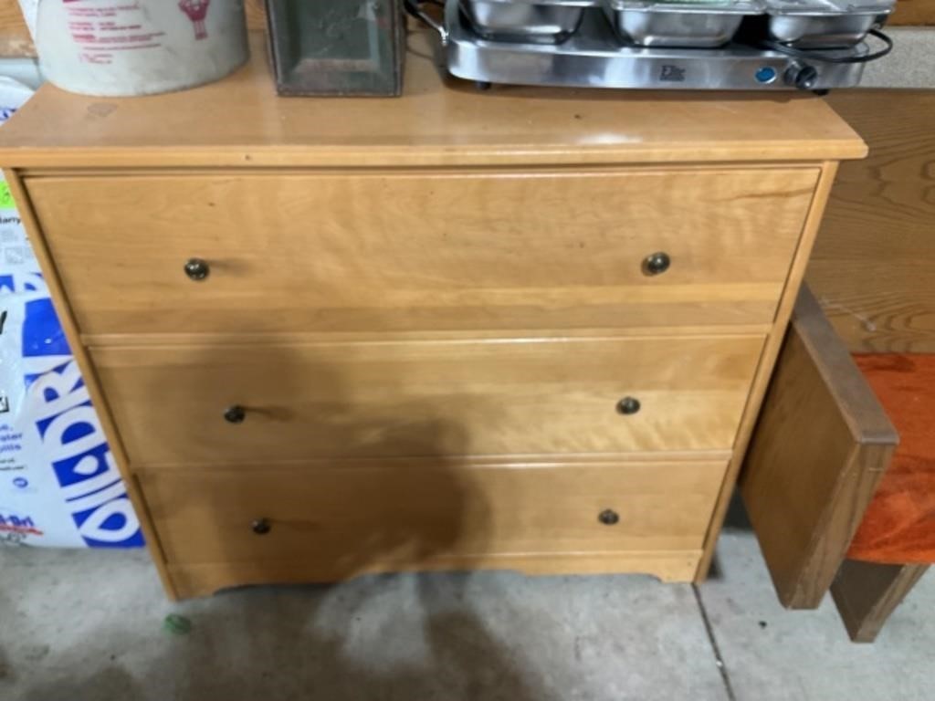 3 Drawer Chest of Drawers 40x34x17