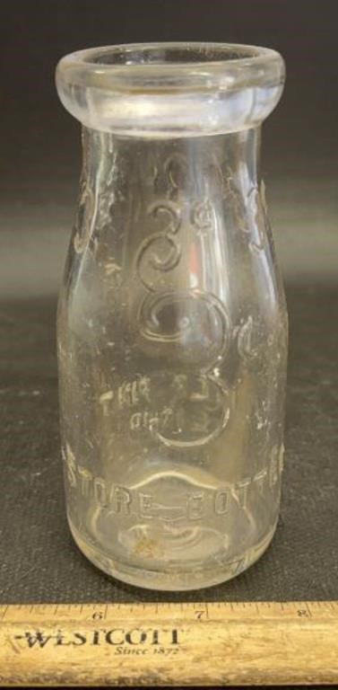 VINTAGE THREE CENT UNIVERSAL STORE BOTTLE