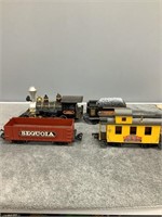 Timberwolf Train Engine and Train Cars