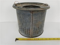 Vintage Galvanized Floating Minnow Bucket