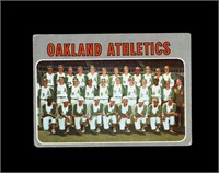 1970 Topps #631 Oakland TC VG to VG-EX+
