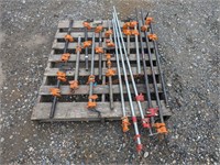 Assorted Pipe Clamps
