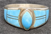 Sterling Silver Turquoise Fashion Ring