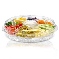 Chef's Star Clear Extra Large Acrylic Appetizer Se