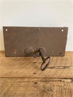 Vintage Industrial Lock w/Skeleton Key