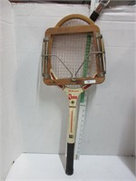 Vtg Wilson, sport, tennis racket, w/brace