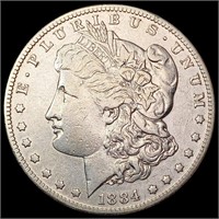 1884-S Morgan Silver Dollar NEARLY UNCIRCULATED