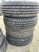 Set of 4 Firestone Transforce HT tires