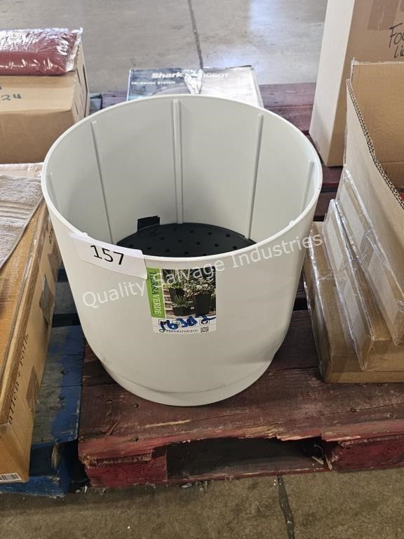 large plastic planter with drainage