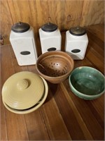 Old Bowls/Cannister Set